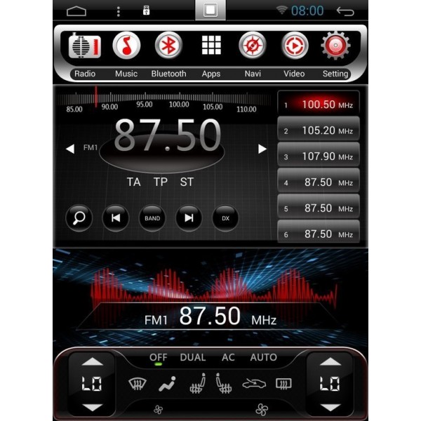 GPS ANDROID TESLA Mitsubishi Montero V68
