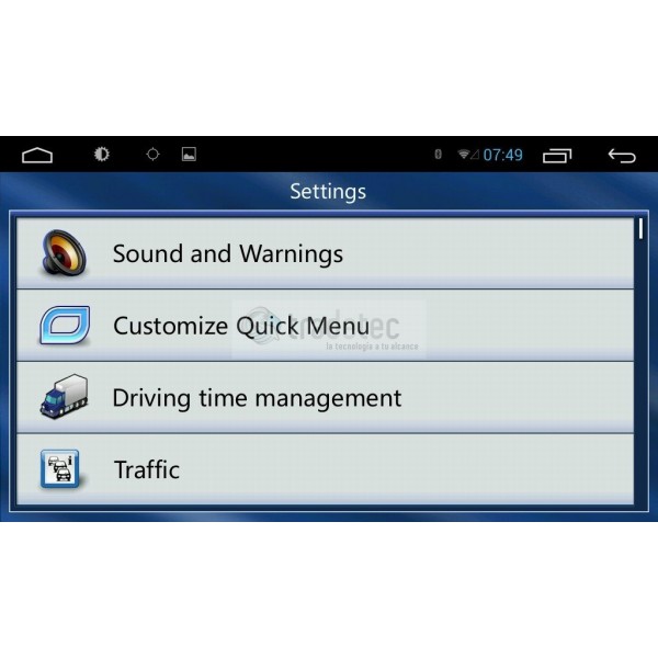 gps Citroen C Crosser head unit