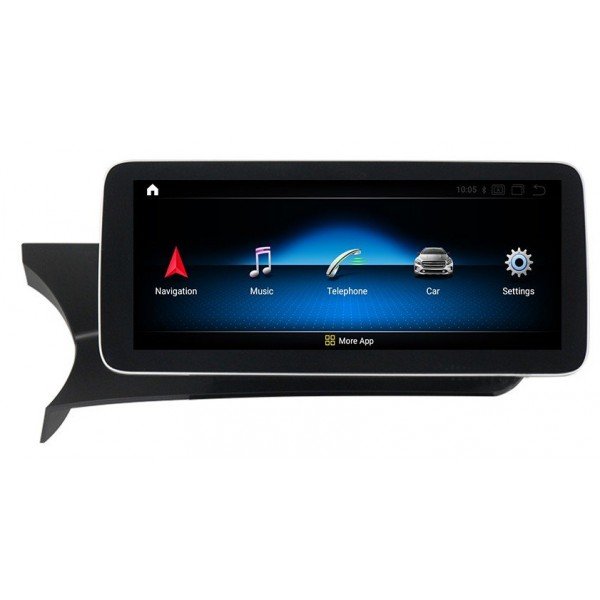 Monitor 10,25" GPS 4G Mercedes Clase C W204 ANDROID AUTO CARPLAY inalámbrico