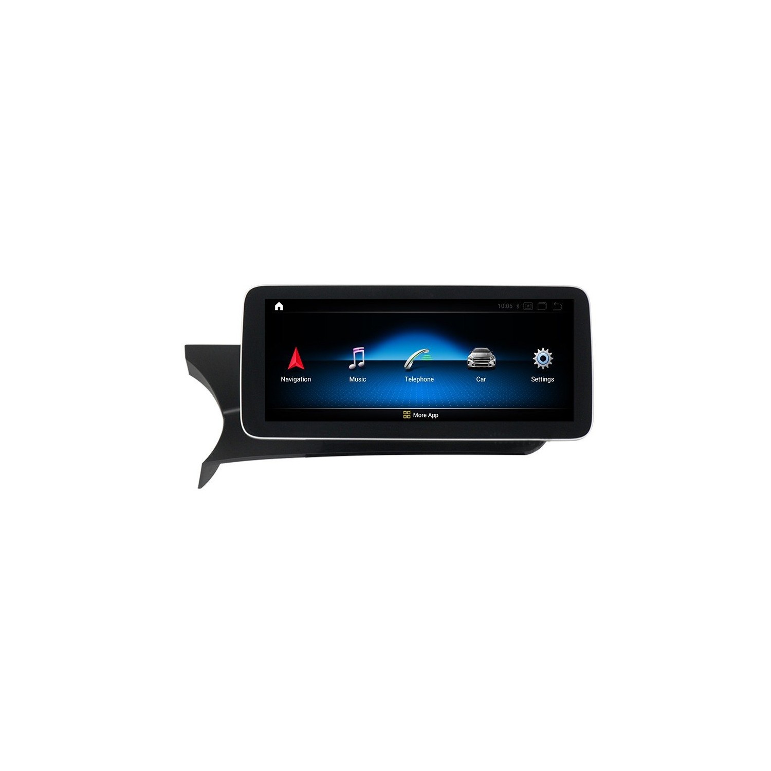 Monitor 10,25" GPS 4G Mercedes Clase C W204 ANDROID AUTO CARPLAY inalámbrico