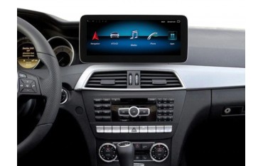 Monitor 10,25 GPS 4G Mercedes C class W204 ANDROID AUTO wireless CARPLAY head unit