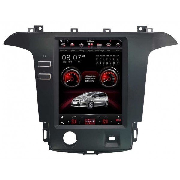 Radio navegador GPS tipo TESLA Ford S-Max & Galaxy ANDROID TR3535