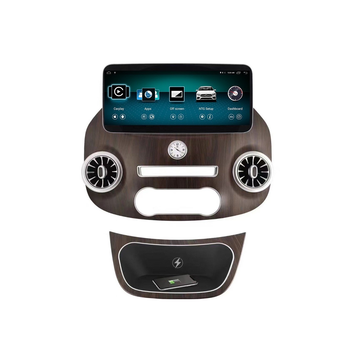 head unit 12,3 12.3 12,5 12.5 GPS 4G MERCEDES BENZ VITO W447 Android 10 TR3540