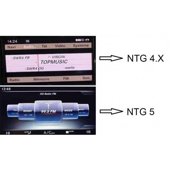 Interface Carplay & Android Auto MERCEDES BENZ WIRELESS TR3146