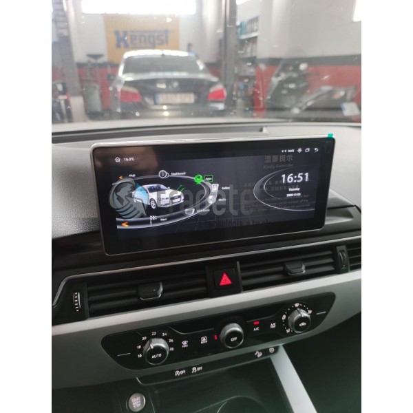 monitor 10,25" GPS HD Audi A4 B9 ANDROID TR2843 gps Audi A4 B9 A5 Tradetec  tradetecglobal