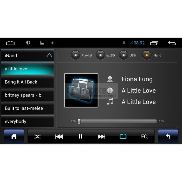 GPS TOYOTA LAND CRUISER 200 head unit