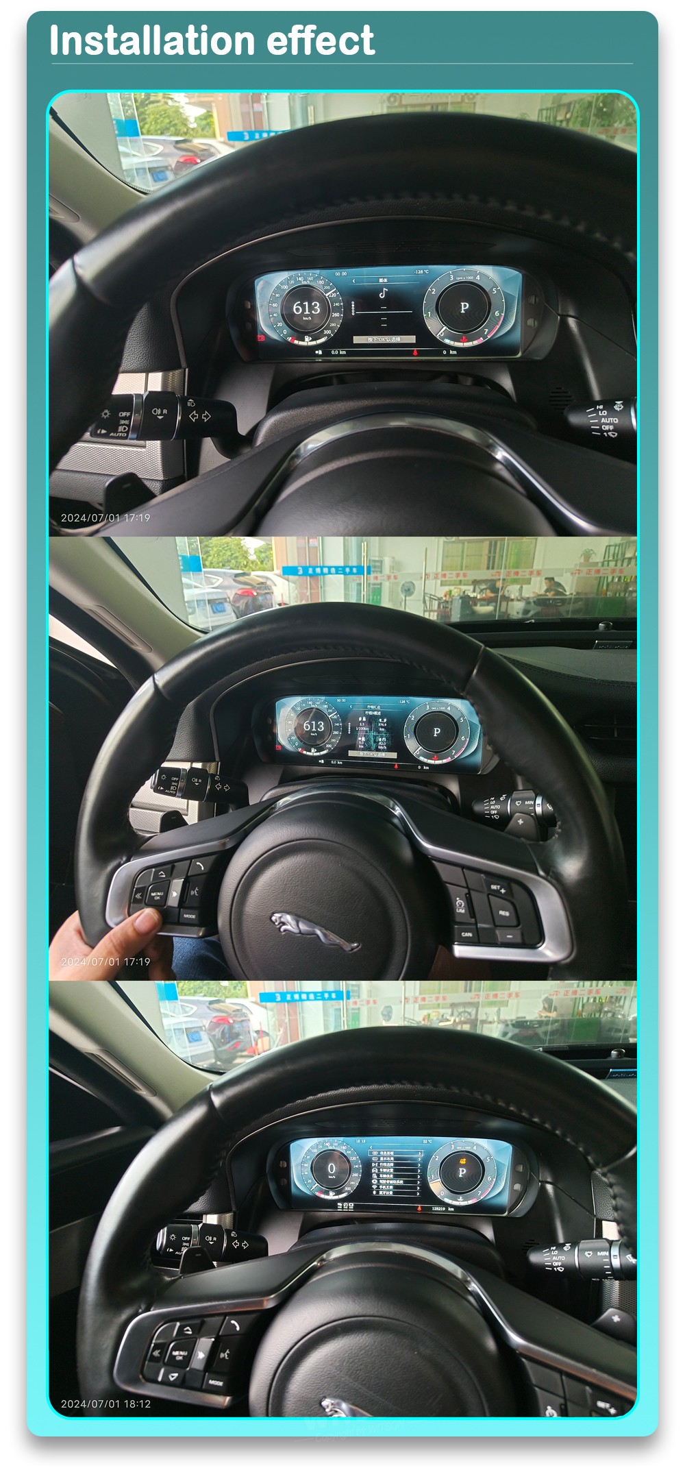 Cuadro digital Jaguar XFL 2015-2019 TR4992