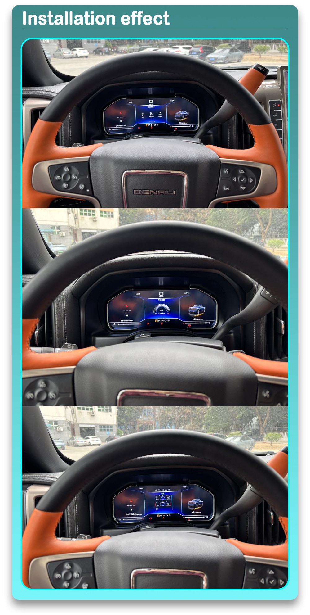 Digital cluster Chevrolet Silverado / GMC Sierra 2013-2019 TR5005