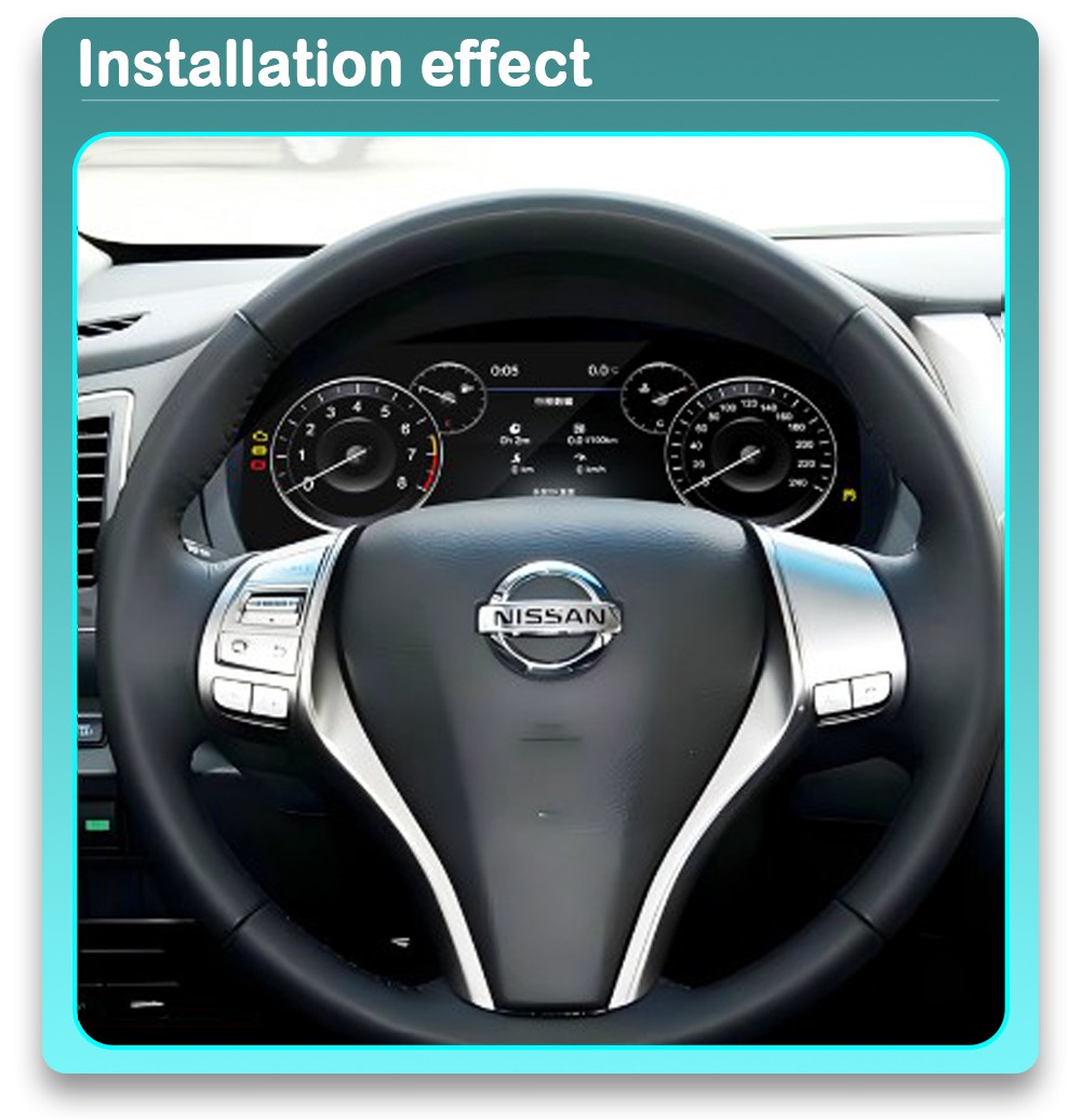 Digital cluster Nissan Qashqai / X-Trail / Murano / Teana / Pathfinder TR5008