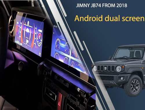 Suzuki Jimny JB74 from 2018 | TR4938 dual screen + digital cluster