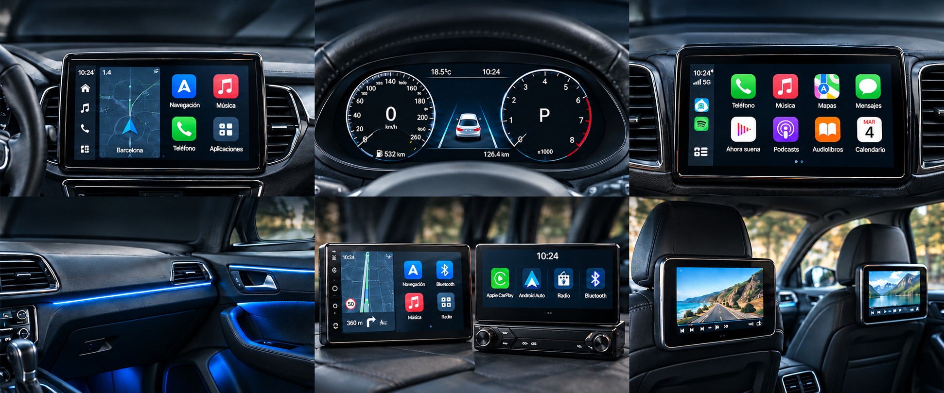 Pantallas específicas: Encuentra el navegador específico para tu coche