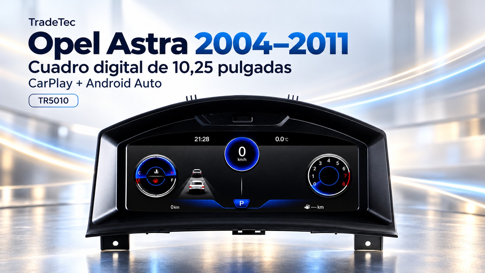 Cuadro digital de 10,25 pulgadas para Opel Astra 2004–2011 TradeTec TR5010